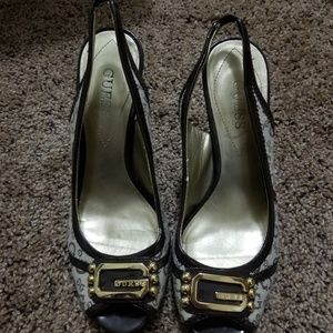GUESS wedged heels 6.5